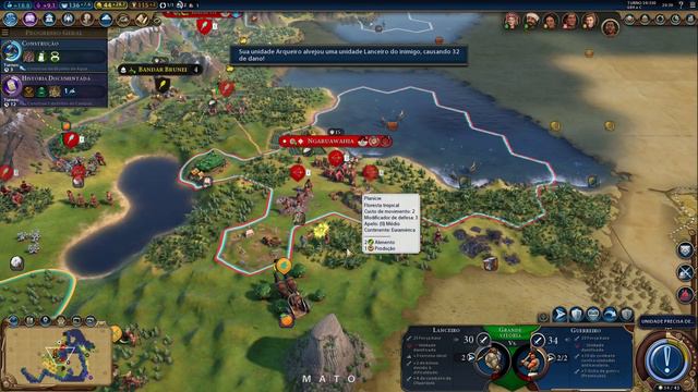 Toa Toa, Haka Waka | Civilization 6 #03 - Maori Português PT-BR смотреть онлайн