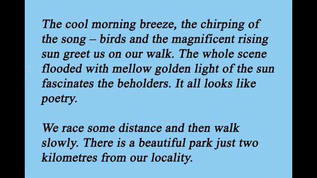 Write essay on Morning Walk | 250 words essay | Paragraph on Morning Walk for SSC, CBSE смотреть онлайн