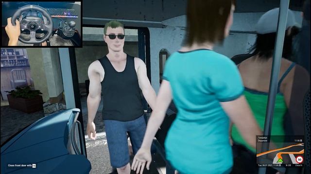 Realistic Bus Driving - Tourist Bus Simulator || Logitech G920 Gameplay смотреть онлайн