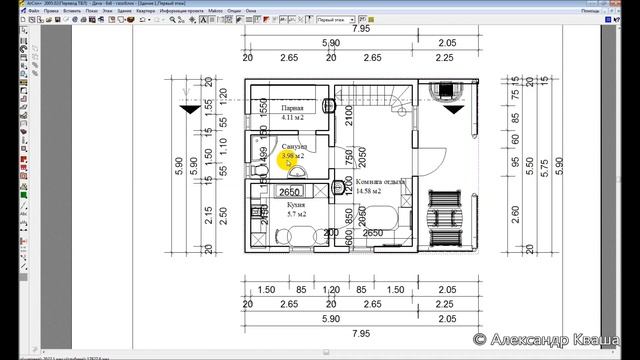 Проект дачного дома с баней смотреть онлайн