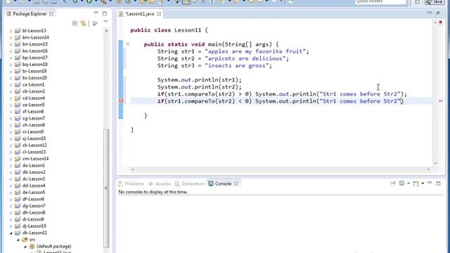 Java Tutorial 11 - Comparing Two Strings смотреть онлайн