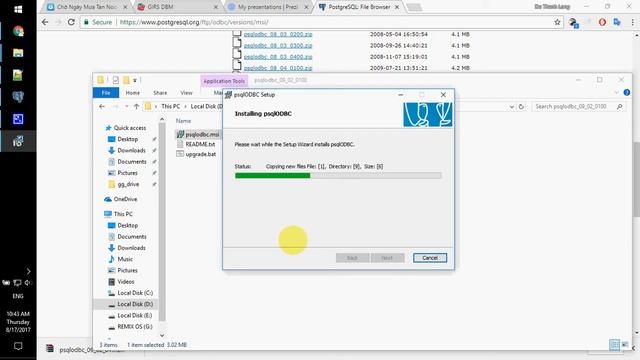 Install PostgreSQl ODBC Driver смотреть онлайн