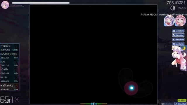 osu! - Posthumous Forgiveness [Insane] +HDDT (99.15%) FC смотреть онлайн