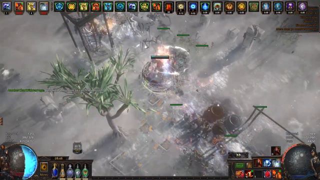 Path Of Exile : Glacial Cascade Mine Sabo Min&Max Gear (delete all boss like 1 sec lol) смотреть онлайн