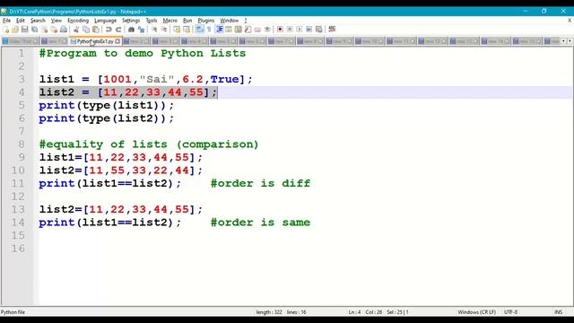 Python List Collection| Python List Data Structure| Python Collections| Python Derived Datatype |#7 смотреть онлайн