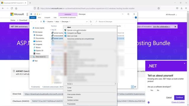 Install the .NET Runtime 6 (Windows) (Español) смотреть онлайн