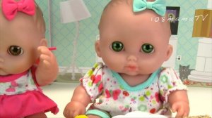 Куклы Делятся Конфетами Кушают Овощи Мультики для детей Как Мама Кормила Пупсиков 108мама тв