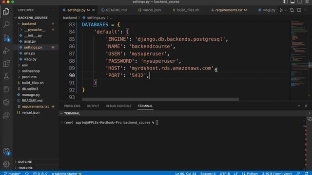 AWS RDS PostgreSQL With Django - PostgreSQL Database With Django смотреть онлайн