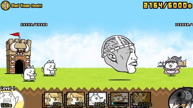 The Battle Cats! Facing Danger - Steel Visage (Fast Strategy) смотреть онлайн