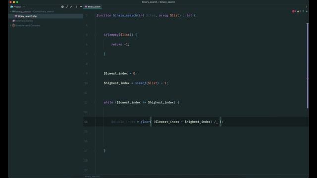 Binary Search Algorithm using PHP смотреть онлайн