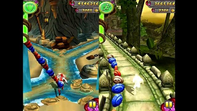 Temple Run 2 Pirate Cove VS Lost Jungle Android iPad iOS Gameplay HD смотреть онлайн