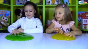 ШОК ЛИЗУН ЧЕЛЛЕНДЖ готовим 2 кг СЛИЗИ Slime Challenge Kids Video Челленджи с детьми