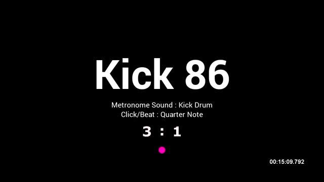 Kick Drum / BPM 86 смотреть онлайн