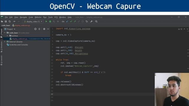 OpenCV Webcam Capture смотреть онлайн