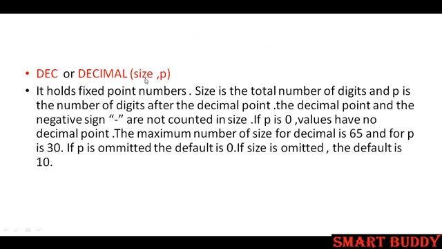 9. INT and DEC Data Type in SQL telugu смотреть онлайн