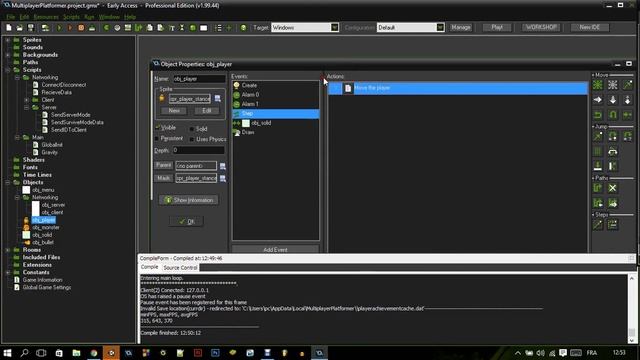 Game Maker Tutorial : Multiplayer Platformer [5] смотреть онлайн