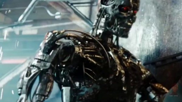 Bully Maguire destroys The Terminator T-800. Tobey saves John Connor.