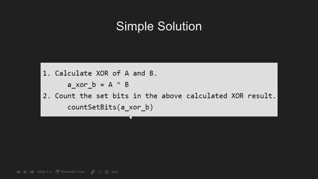 Count number of bits to be flipped to convert A to B | GeeksforGeeks смотреть онлайн
