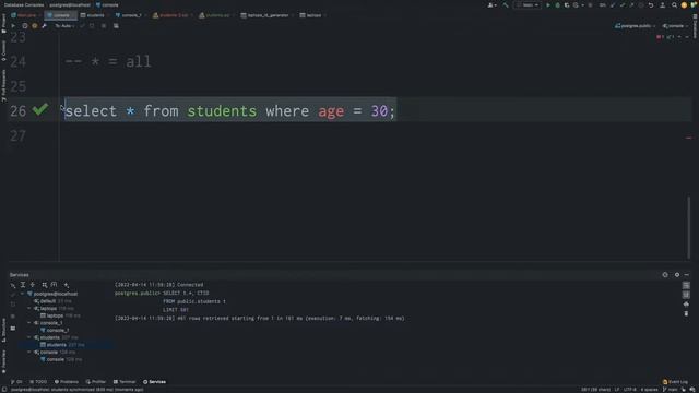 PostgreSQL DML Java 5 смотреть онлайн