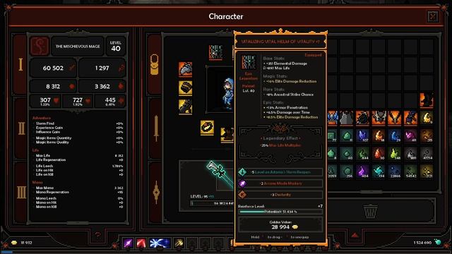 Wrath 10 Arcane Missile Light show Mage 5-7M DPS Speed Build - The Slormancer EA Build Guide смотреть онлайн