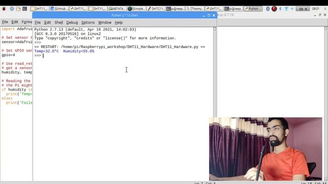 DHT11 sensor | DHT11 sensor with raspberry pi | how to send sensor data to cloud смотреть онлайн