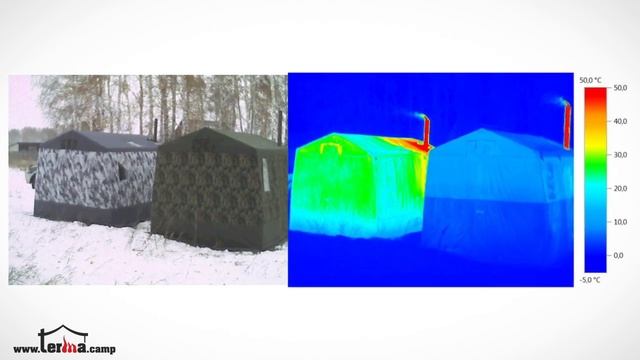 Зимняя палатка 6-ти (!) слойная Терма-33 смотреть онлайн