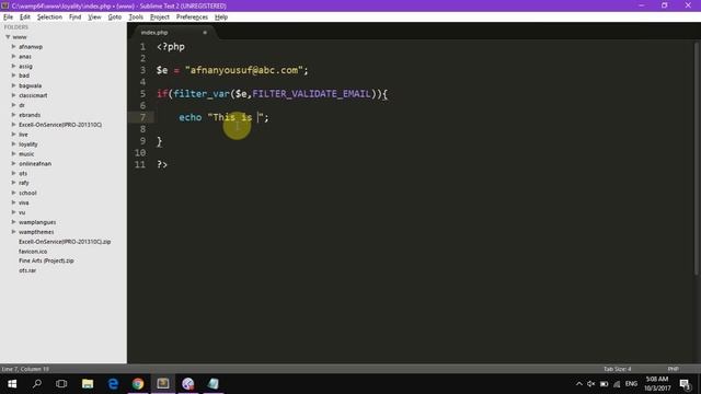 How to Validate email using PHP filters - Learn Advance PHP in Urdu смотреть онлайн
