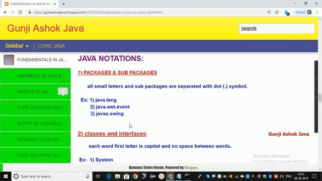 Data Types In Java In Telugu By Gunji Ashok смотреть онлайн