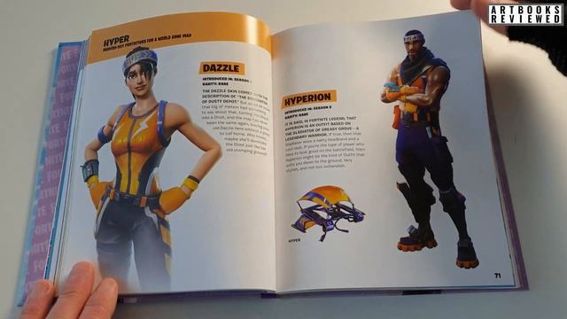 Official Fortnite Outfits: The Collectors' Edition book flip смотреть онлайн