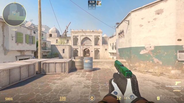 CS2 Glock-18 Emerald Field-Tested смотреть онлайн