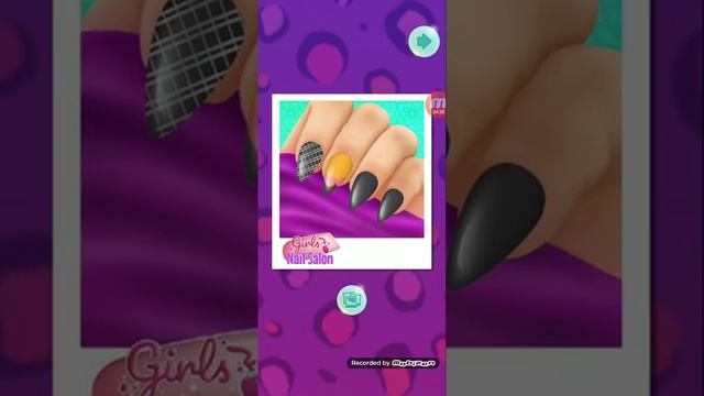 Днлаю маникюр в игре\\лучший маникюр\\игры для детей\\ужас смотреть онлайн