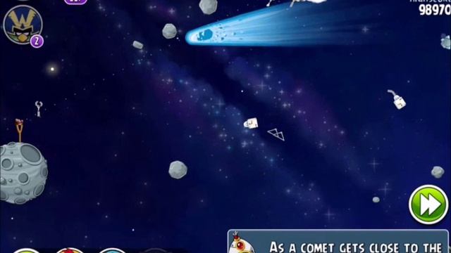 Angry Birds Space - Solar System. Level 10-12 Comet. 3 stars смотреть онлайн