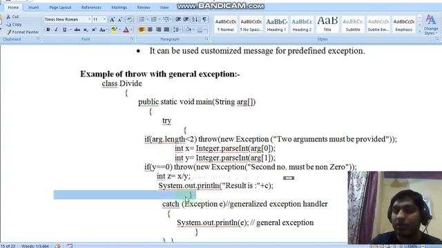 L-22 EXCEPTION HANDLING IN JAVA || CHECKED EXCEPTION || UNCHECKED EXCEPTION BY Ravi Poswal sir смотреть онлайн