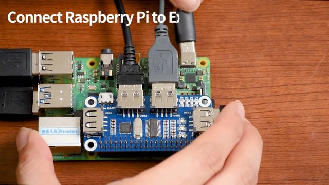 Waveshare USB HUB HAT, 4 Port USB HUB HAT For Raspberry Pi, USB To UART Onboard смотреть онлайн