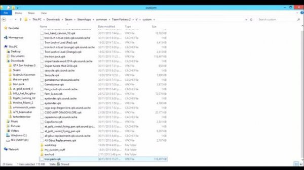 TF2 Skin Tutorial How to convert the Vmt and Vtf file to a VPK file