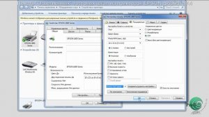Печать тестовых шкал на принтере EPSON для создания универсального цветового профиля.