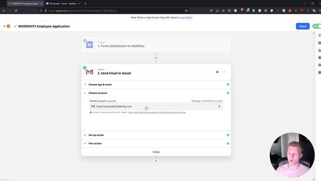 Styling Webflow Form Submissions with Zapier смотреть онлайн
