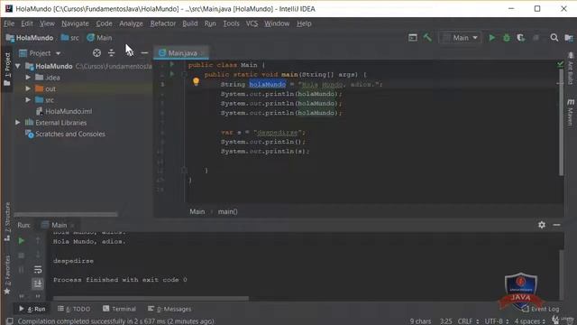 21 Ejercicio Variables en Java CURSO Android con Java y Kotlin 2019 смотреть онлайн