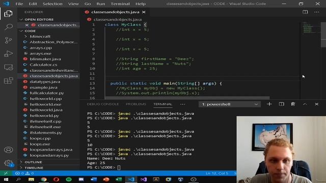 Java for rookies - EP 6 - Classes and Objects смотреть онлайн