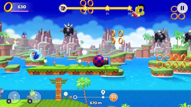 Sonic Runners Adventure Part 1 (1080p 60FPS) Green Hill (IOS, Android) смотреть онлайн