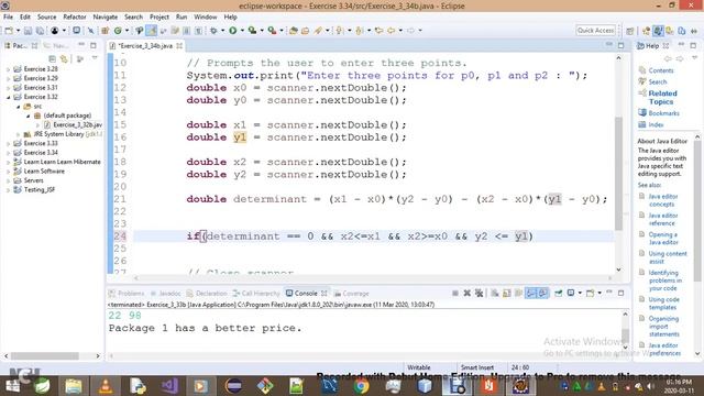 Introduction To Java Programming Exercise 3 34b смотреть онлайн
