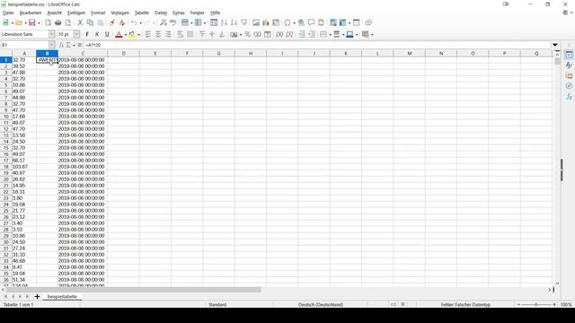 LibreOffice CALC - Import CSV - #WERT! / #NAME! - Kann Feld nicht berechnen - Lösung смотреть онлайн