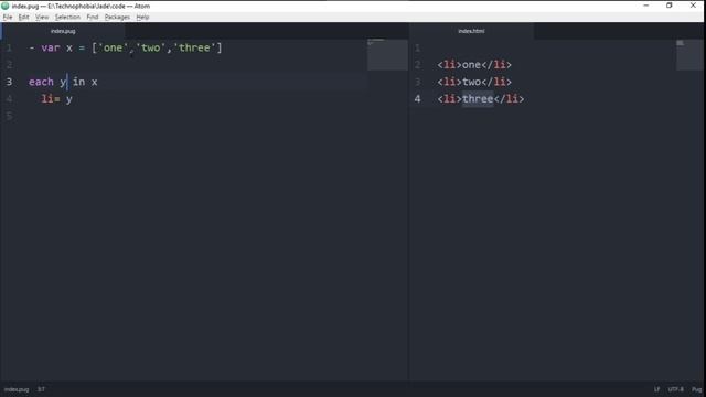 [ Jade / Pug Arabic Tutorial ] #12 Each смотреть онлайн