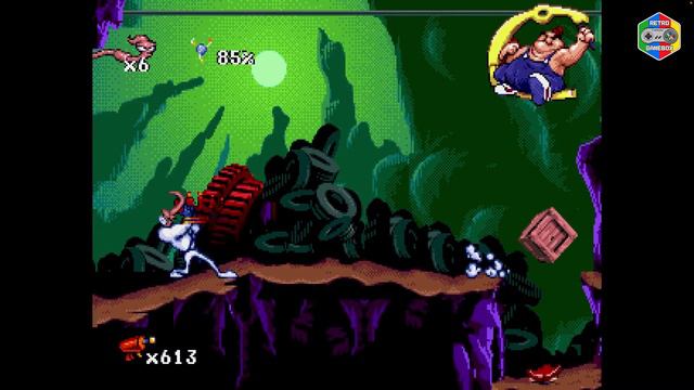 Earthworm Jim Sega Genesis Gameplay | EWJ #earthwormjim Sega Mega Drive Games
