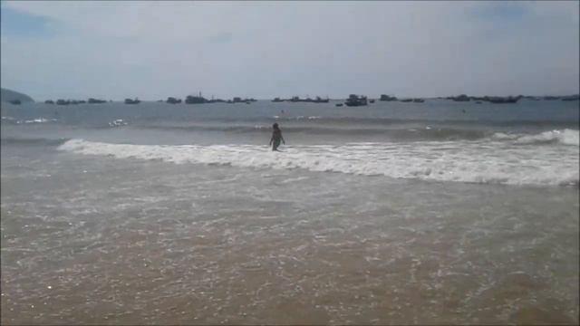 Пляж отеля Malibu. Муйне, Фантьет, Вьетнам. смотреть онлайн