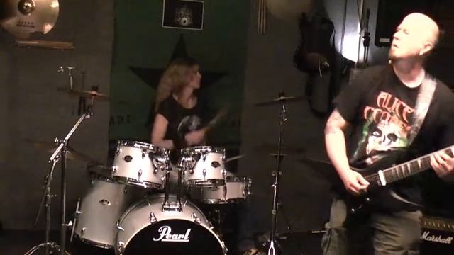 Highroad easy - (Sass Jordan) drum & rythm guitar cover смотреть онлайн