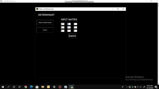 Matrix & Determinant using Tkinter Part 2 смотреть онлайн