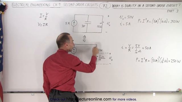 Electrical Engineering: Ch 9: 2nd Order Circuits (72 of 76) Duality in a 2nd Order Circuit (Part 3) смотреть онлайн