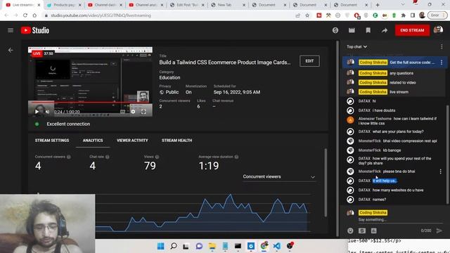 Build a Tailwind CSS Ecommerce Product Image Cards With Add to Cart Button in HTML5 смотреть онлайн