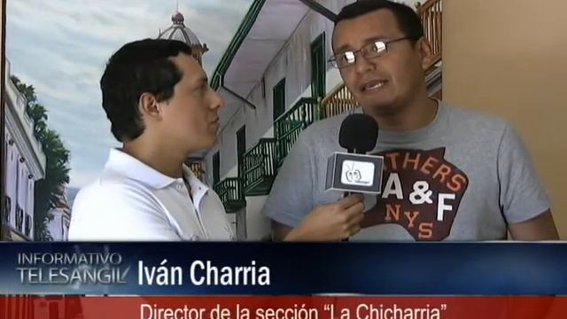 Charria grabó su particular sección 'La Chicharria' en San Gil смотреть онлайн